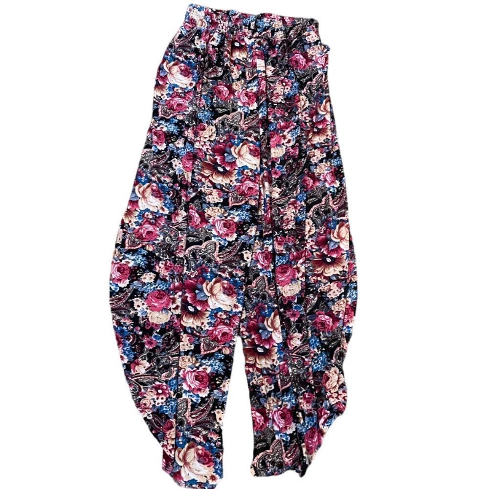 Floral Jeanie Pants - Small
